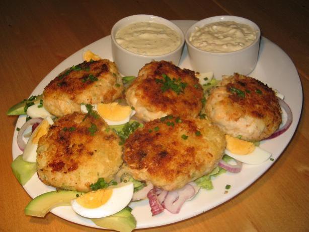 Cod Patties With Two Dipping Sauces