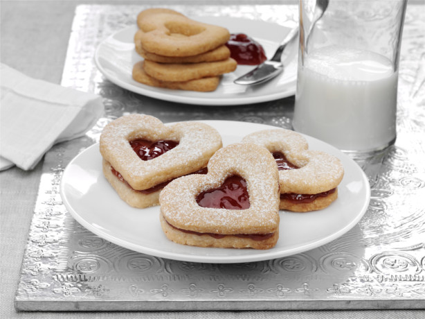 Almond Heart Cookies