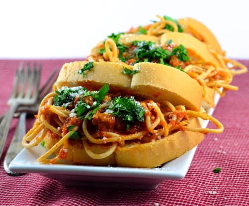 Murray's Spaghetti Sandwiches