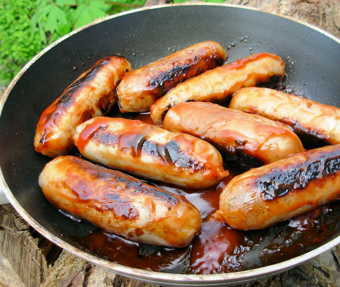 Sticky Chipolatas