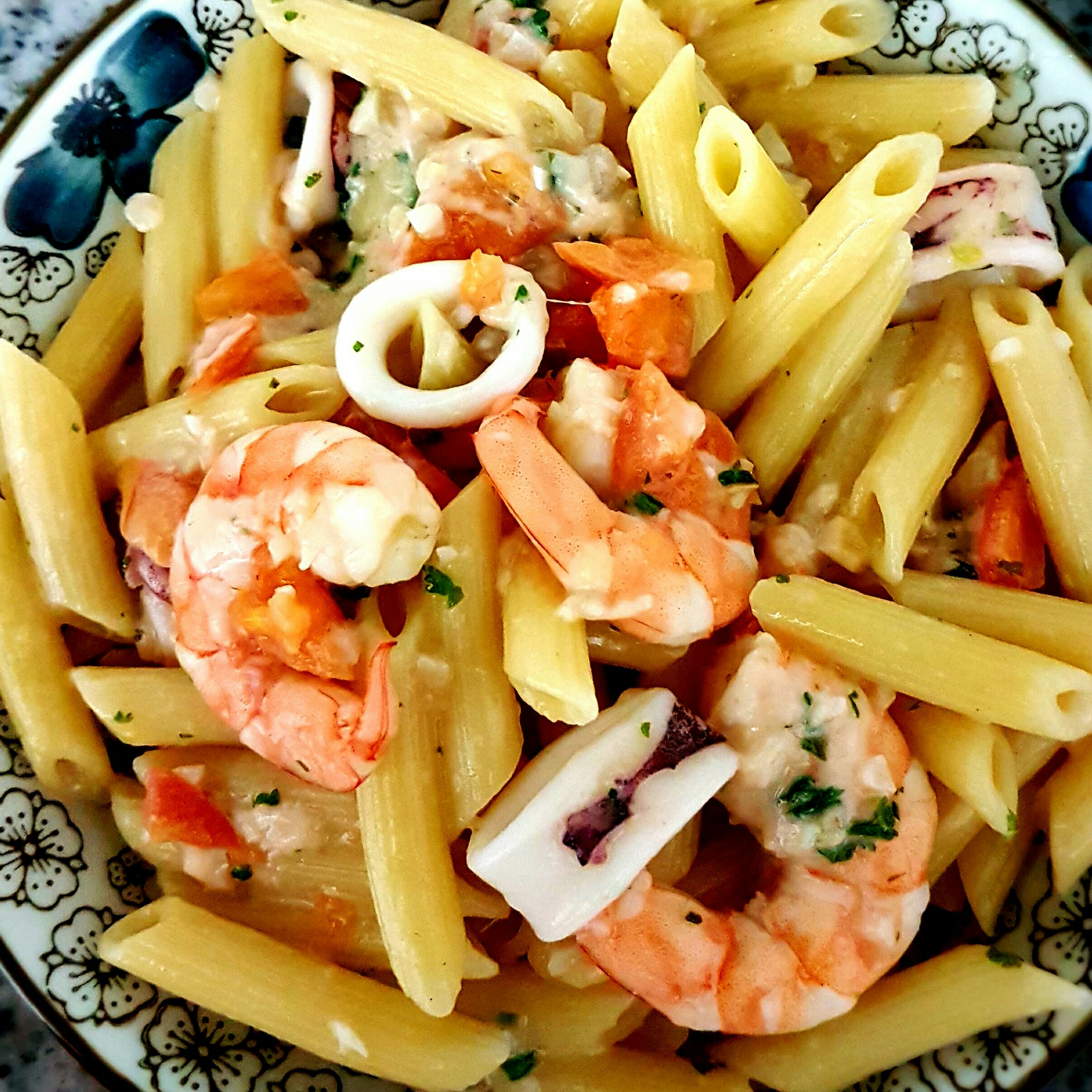 Seafood Alfredo