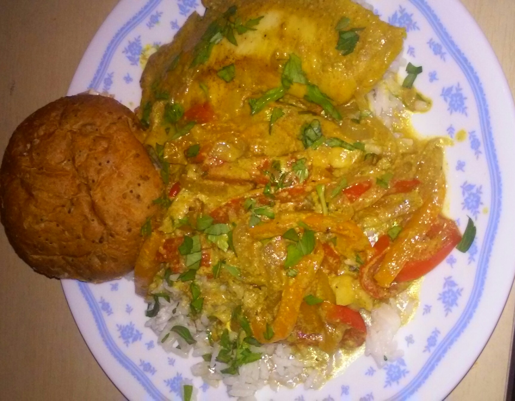 Coconut Curry Talipa Fish 