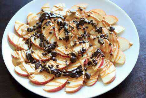 Dark Chocolate Peanut Butter Apples