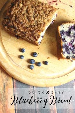 Quick and Easy Blueberry Bread Recipe