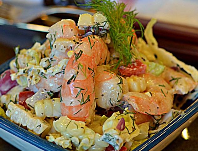 shrimp dill salad