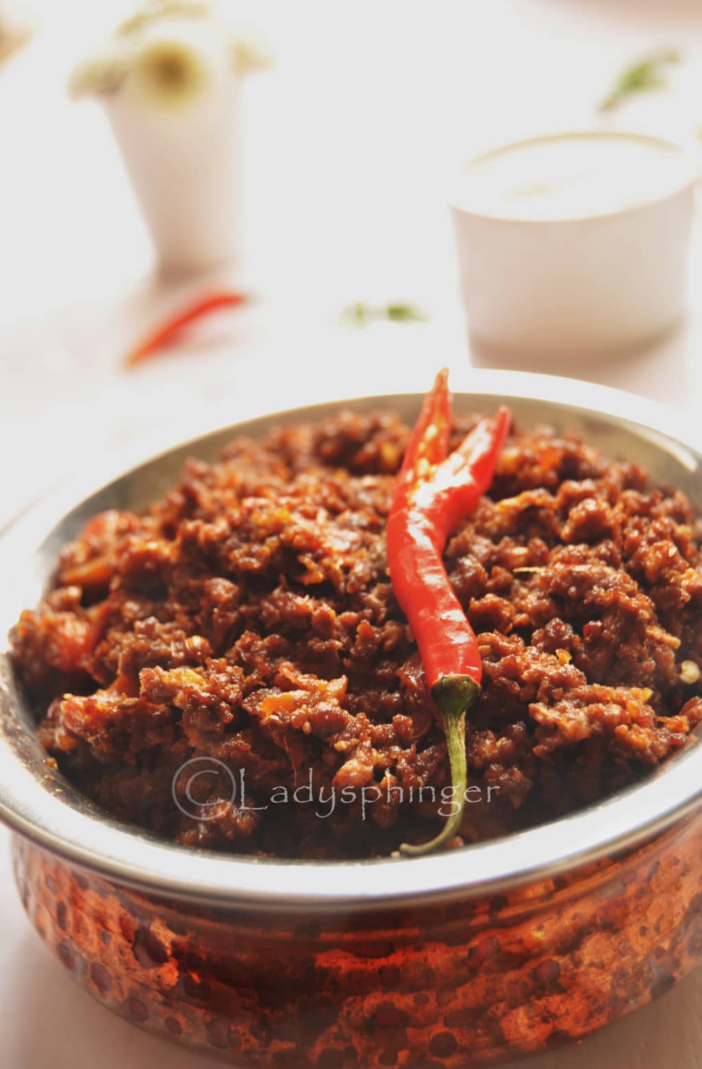 Keema in Peshwari style