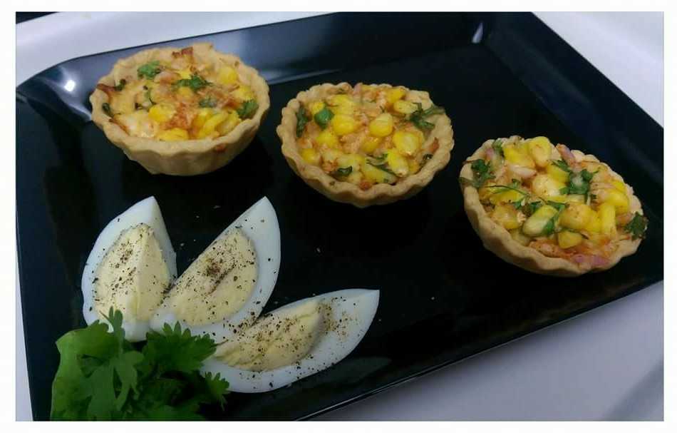 Baked Corn Chaat