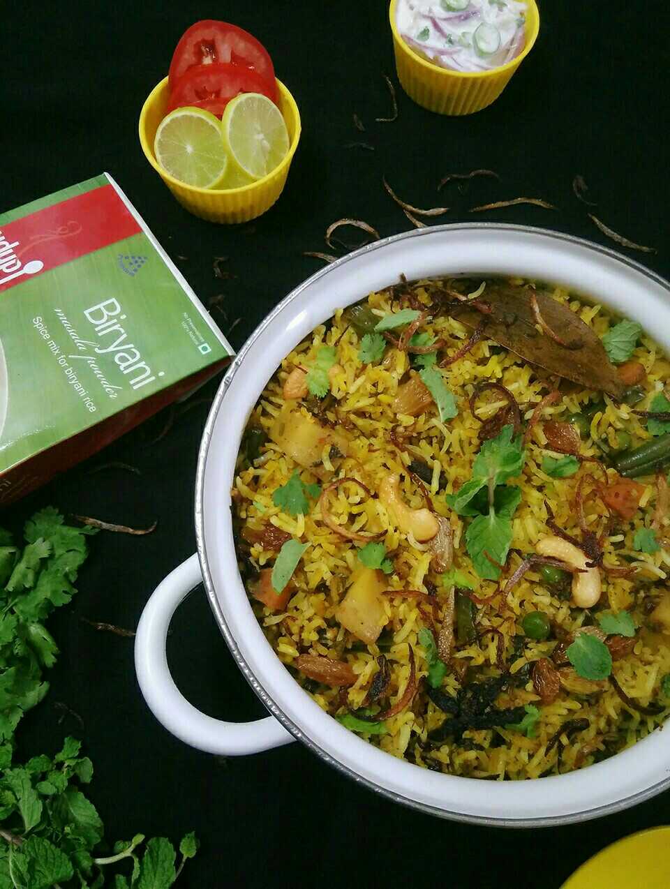 Vegetable Dum Biryani 