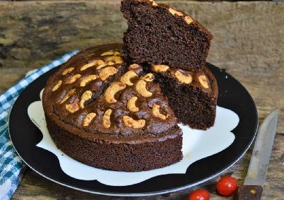 Healthy Chocolate Nut Cake