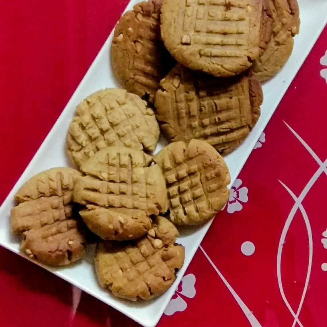 PEANUT BUTTER ATTA BISCUITS