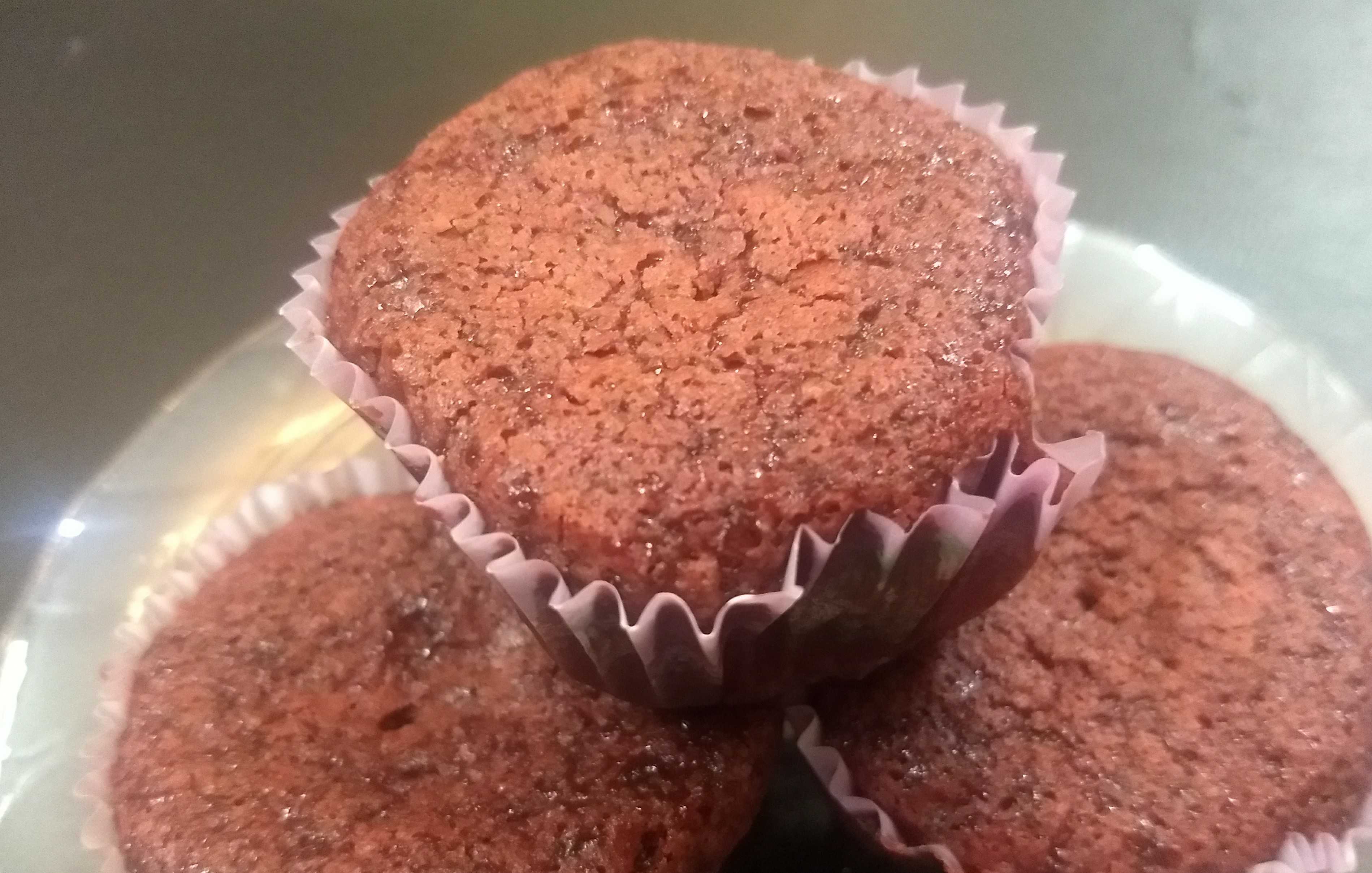 Eggless Red Velvet Cupcakes