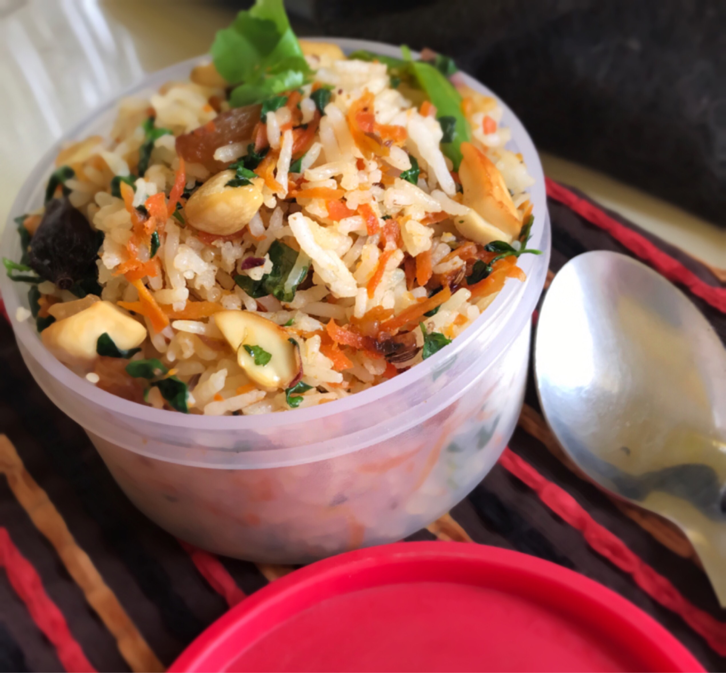 carrot methi rice