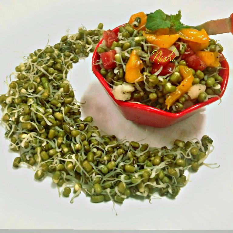  Sprout Moong Mango Salad