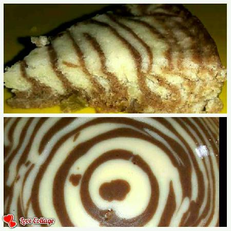 2Mins Zebra Cake...