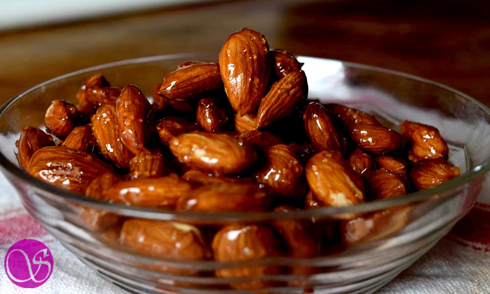 How to make quick and easy honey glazed almonds