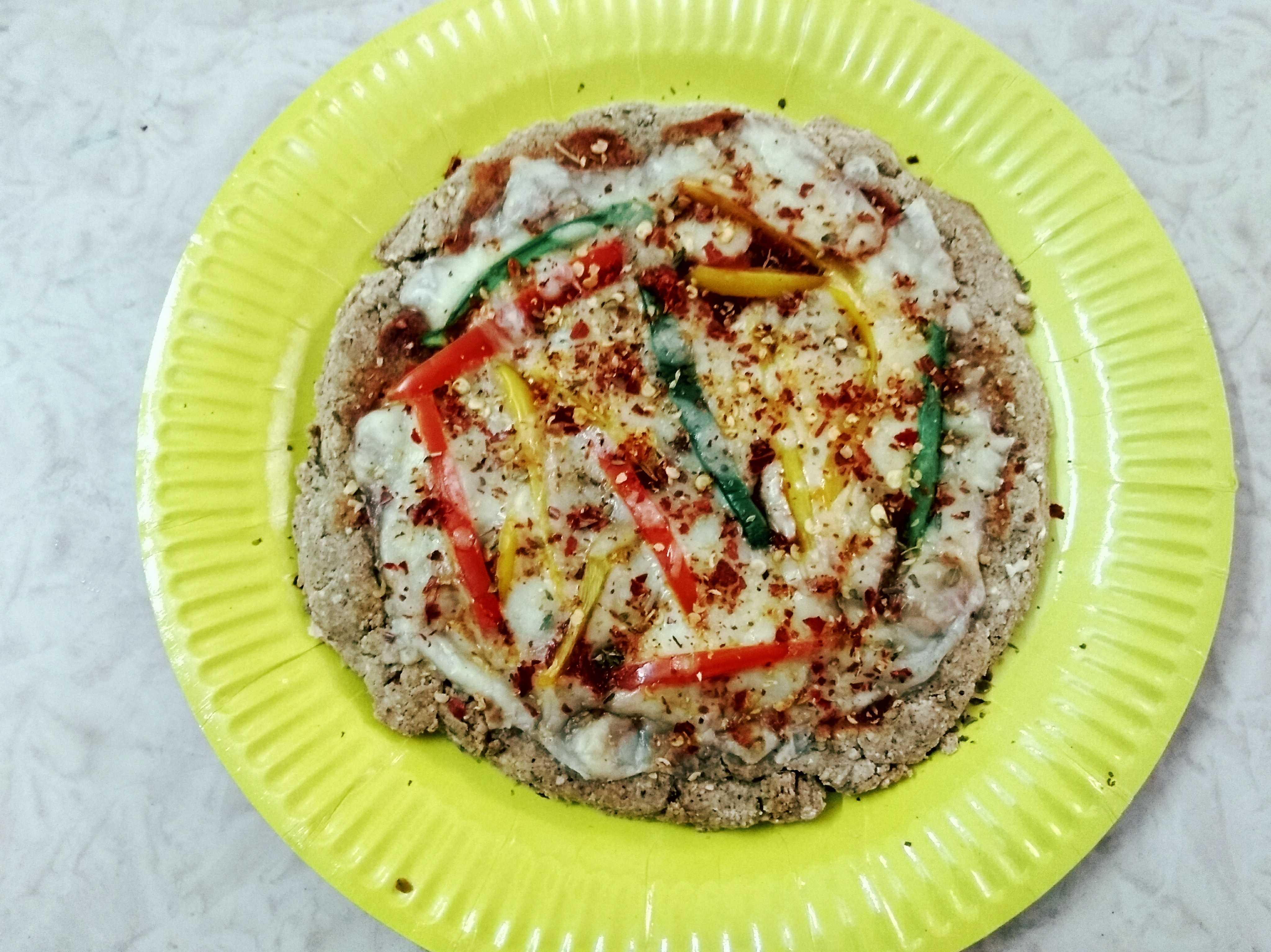Oats Crusted Pizza