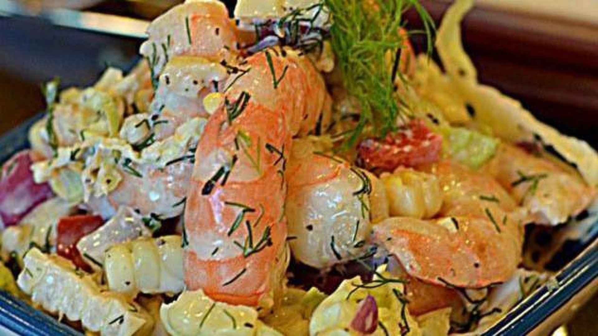 Shrimp dill salad