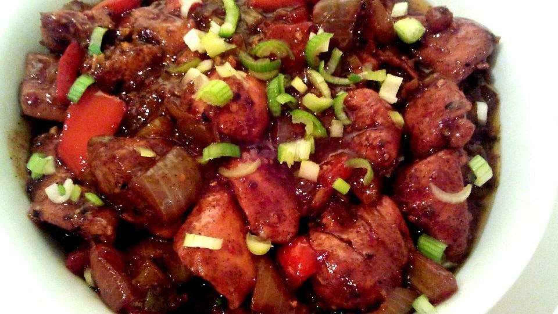 Chinese Pepper Chicken in Oyester Sauce