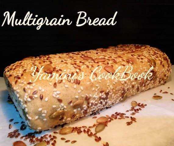 Multigrain Bread With Flaxseed, Pumpkin Seeds And  Sesame 