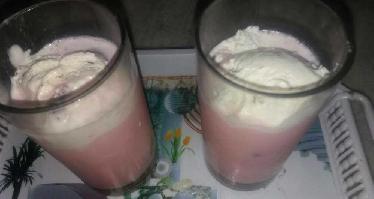 Roohafza Milk Shake