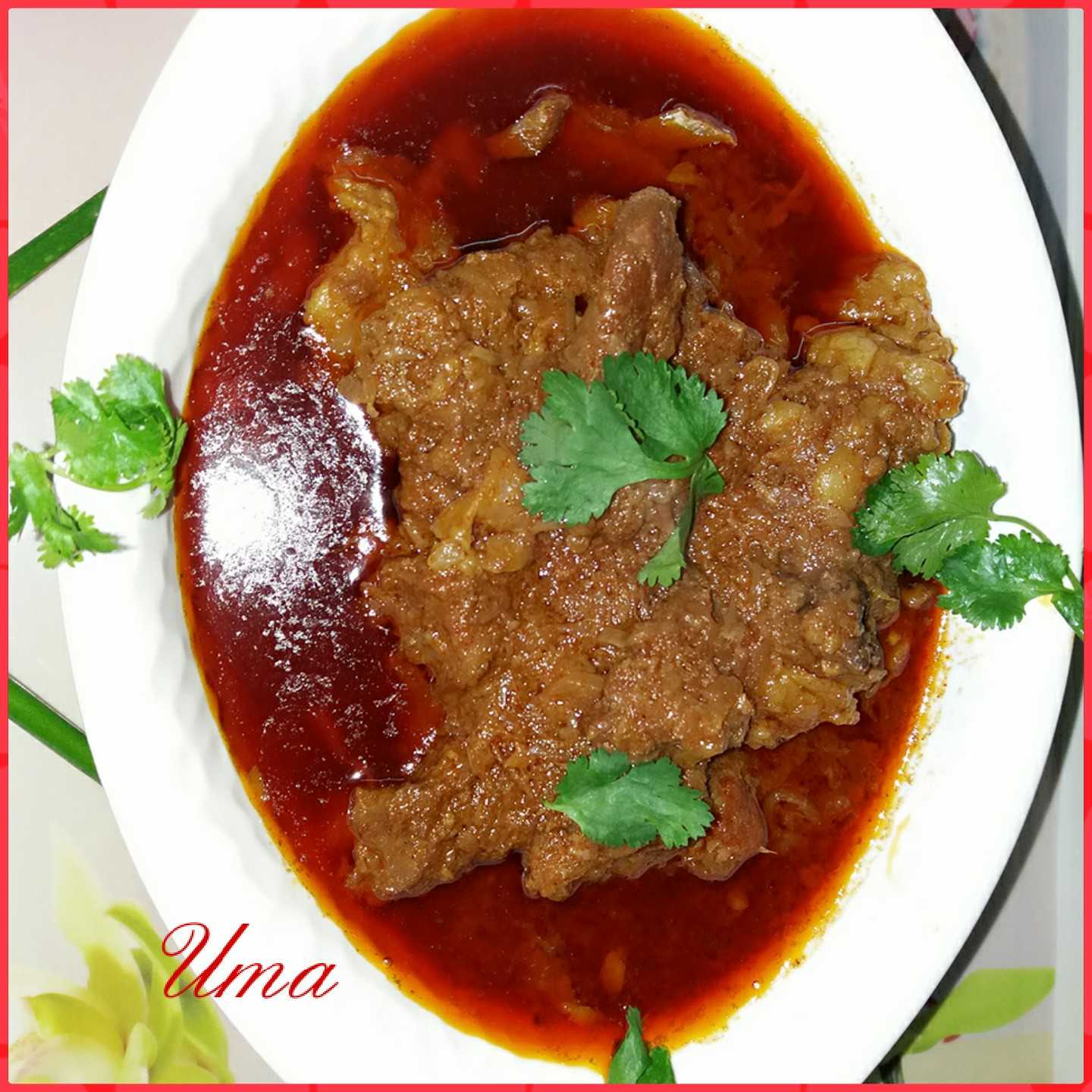 KASHMIRI ROGAN JOSH IN PANDITIYA STYLE 