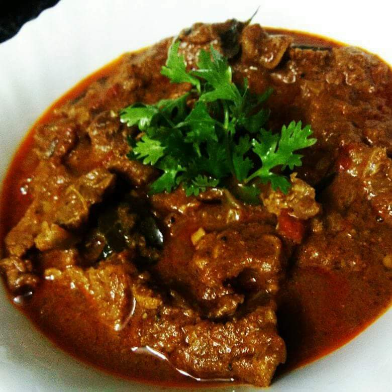 Tamil style spicy meat semi gravy !! 
