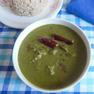 Green Mutton Curry