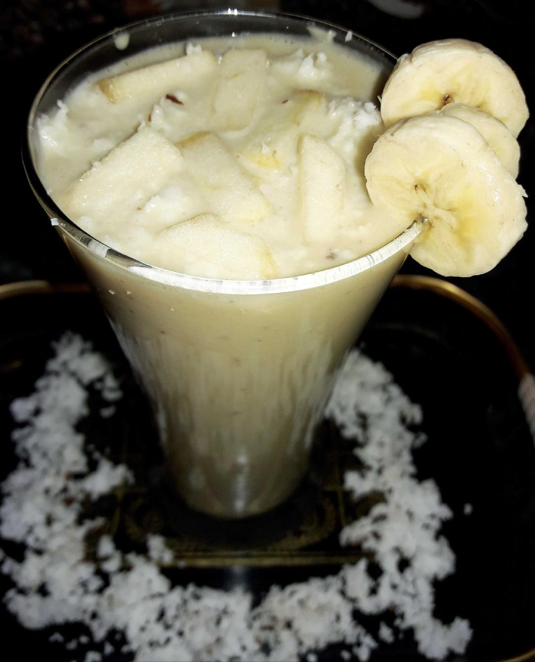 Apple Banana Milk Shake