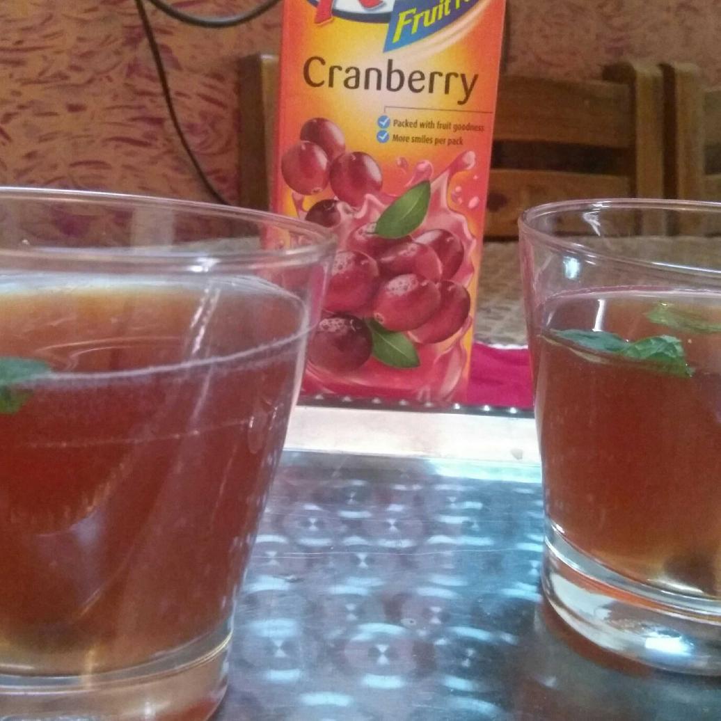 Cranberry Mojitos