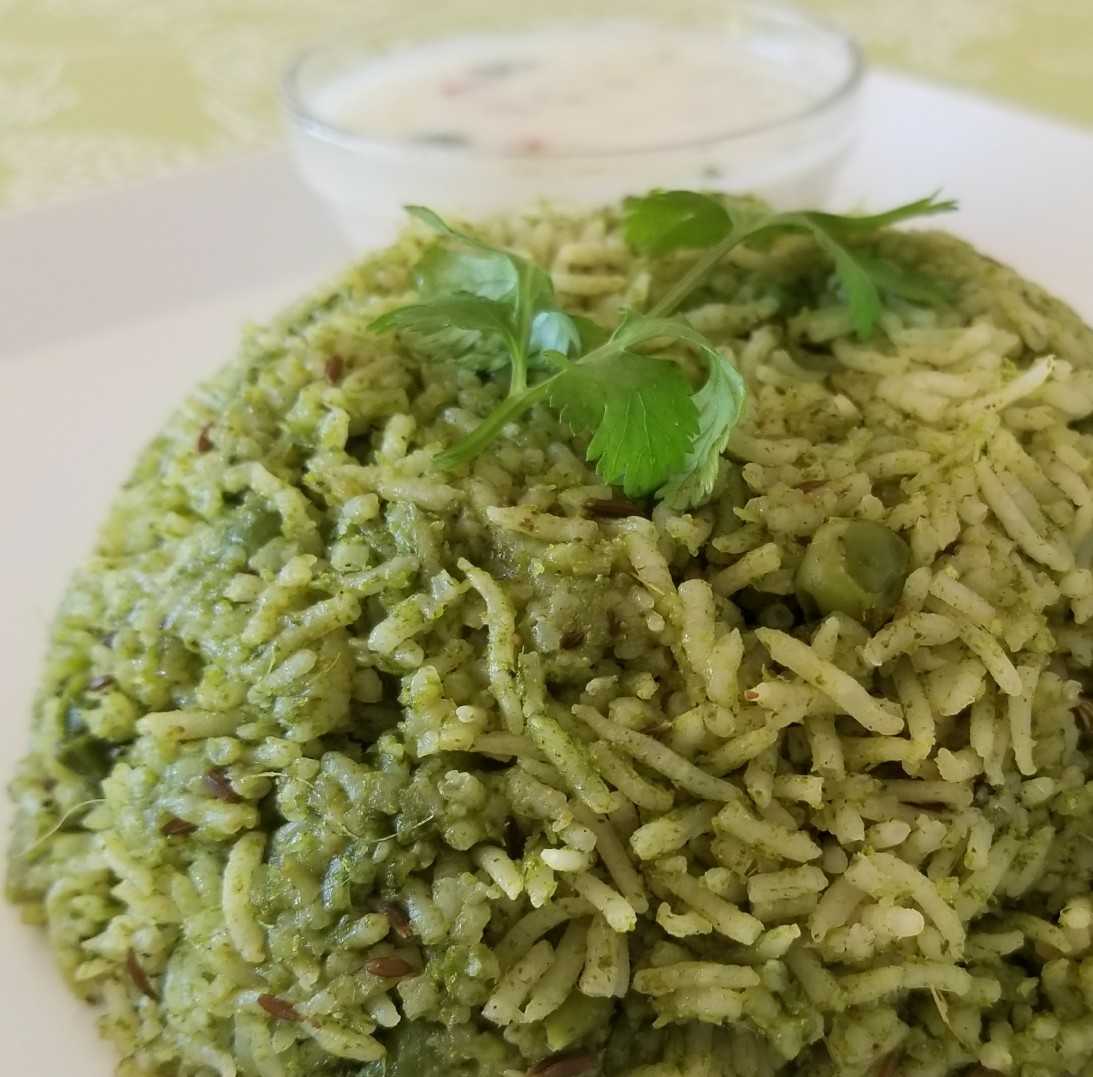 Spinach Pulao