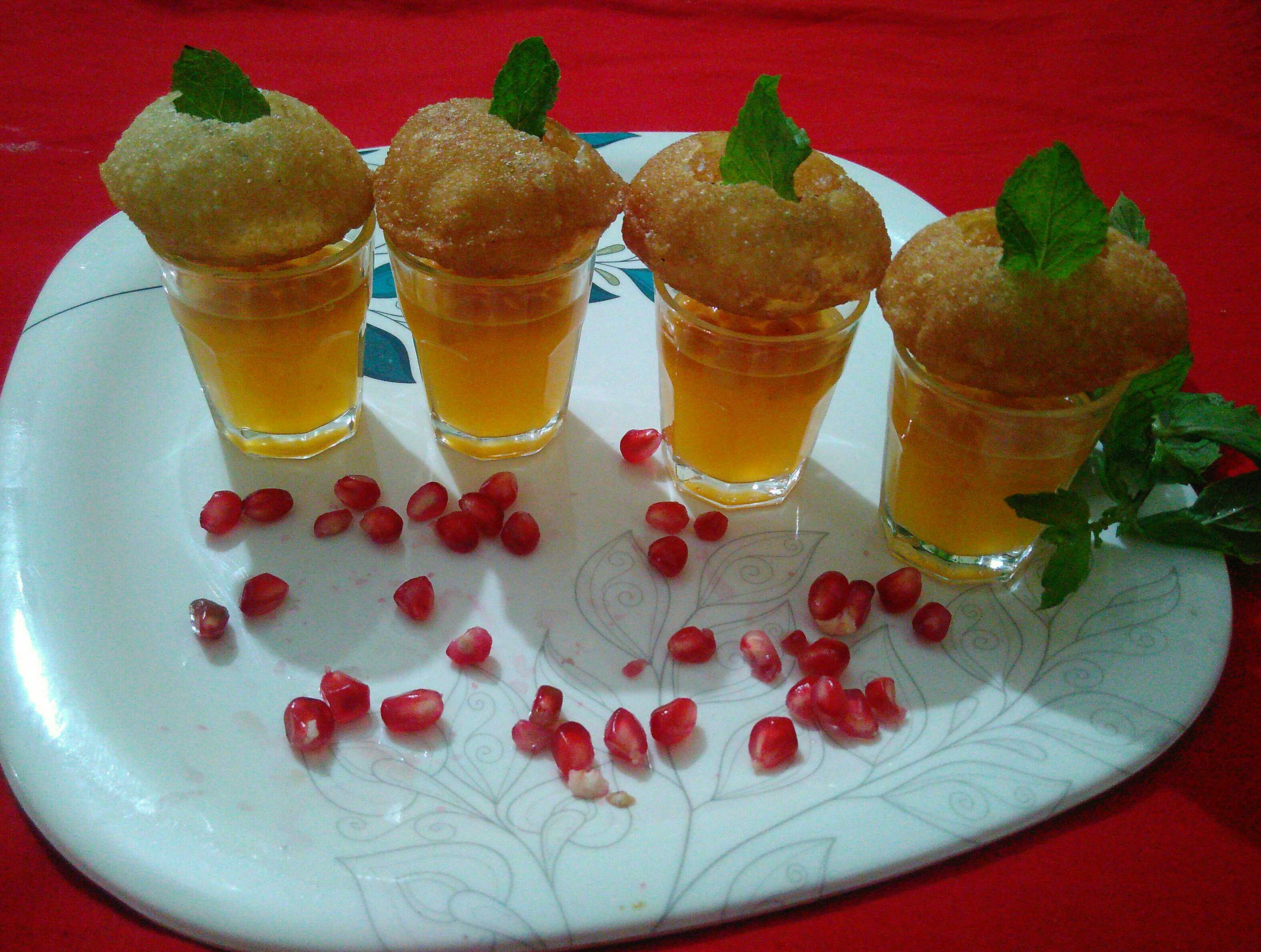 Fruity Pani Puri Shots