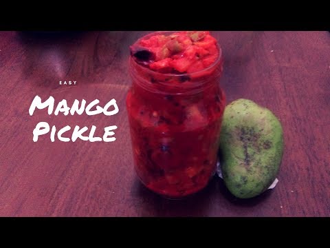 Green Mango pickle | Easy Kerala Style Mango Pickle | മാങ്ങ അച്ചാർ