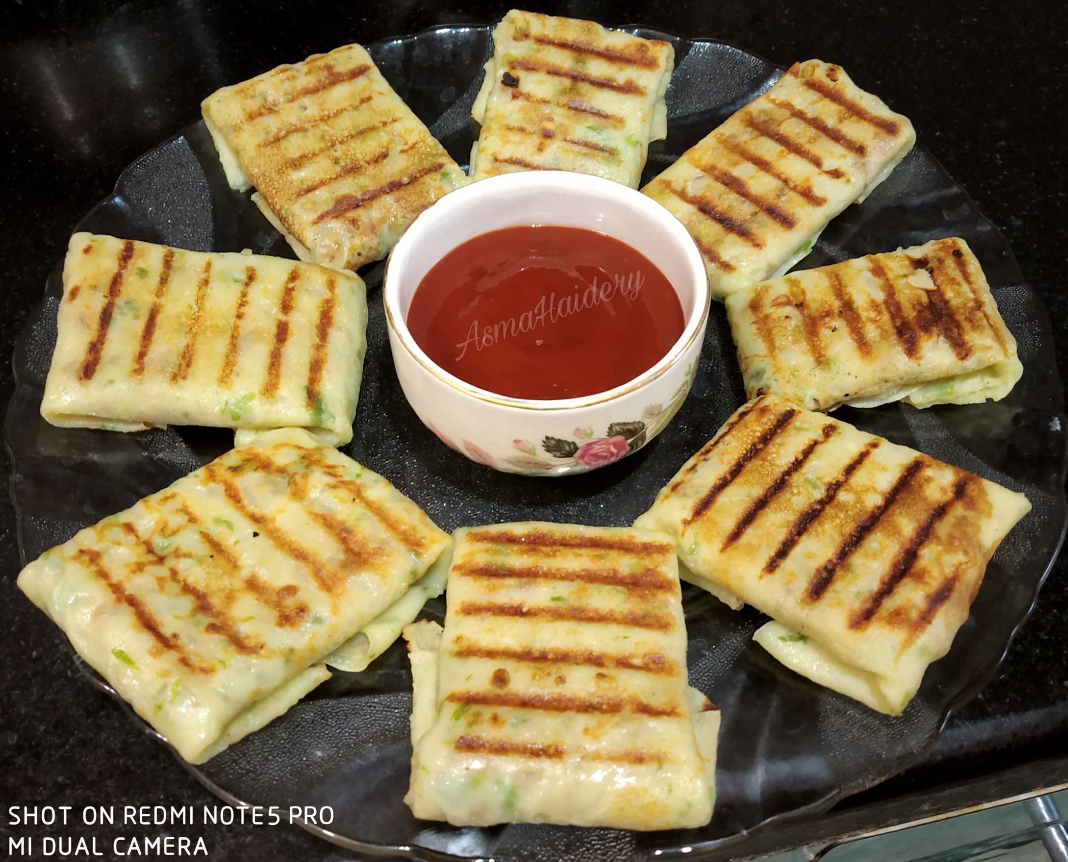 Grilled Chicken Crepe Box