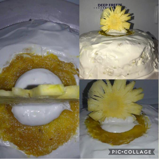 PINEAPPLE PASTRY using pressure cooker 