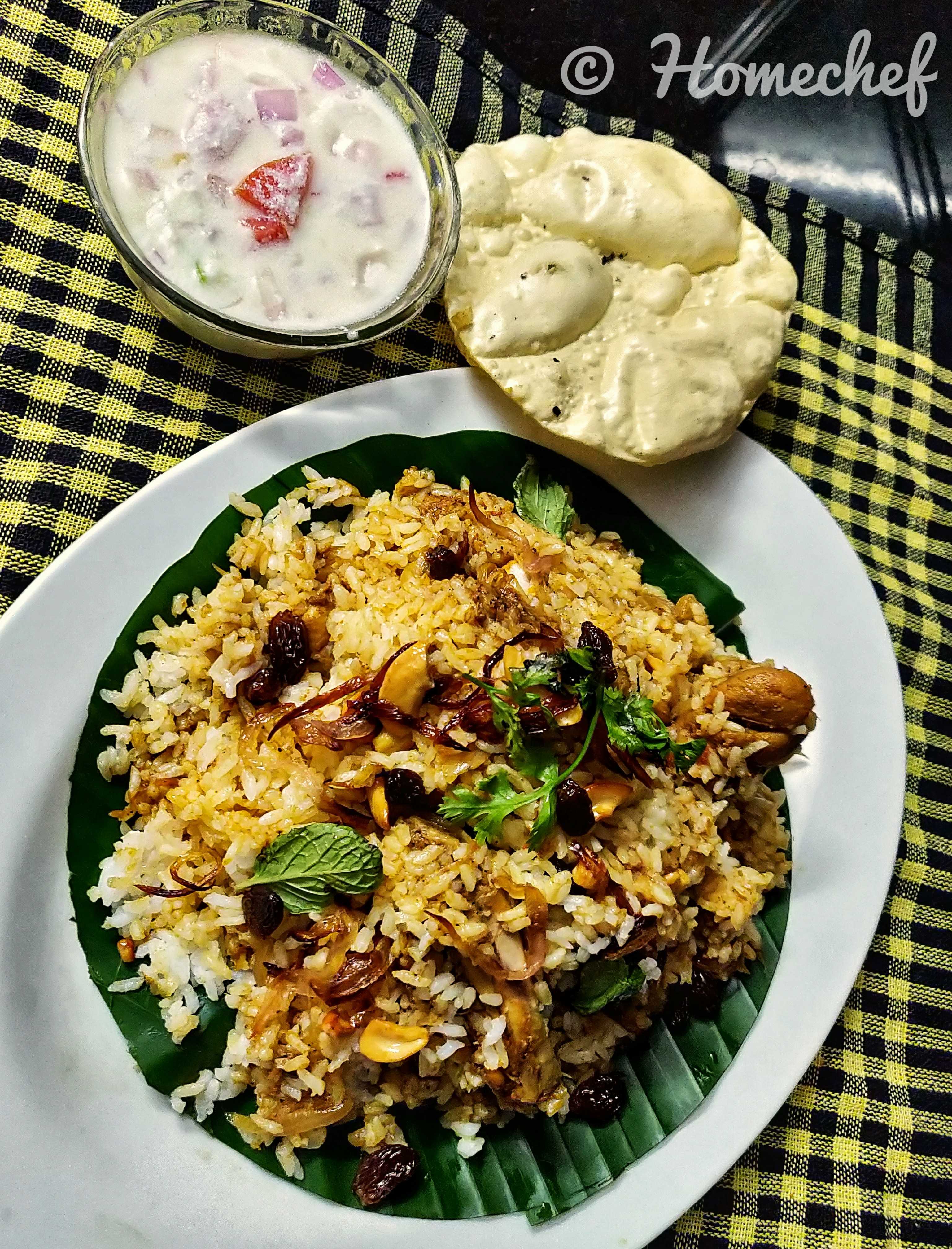 Kerala Chicken Dum Biryani