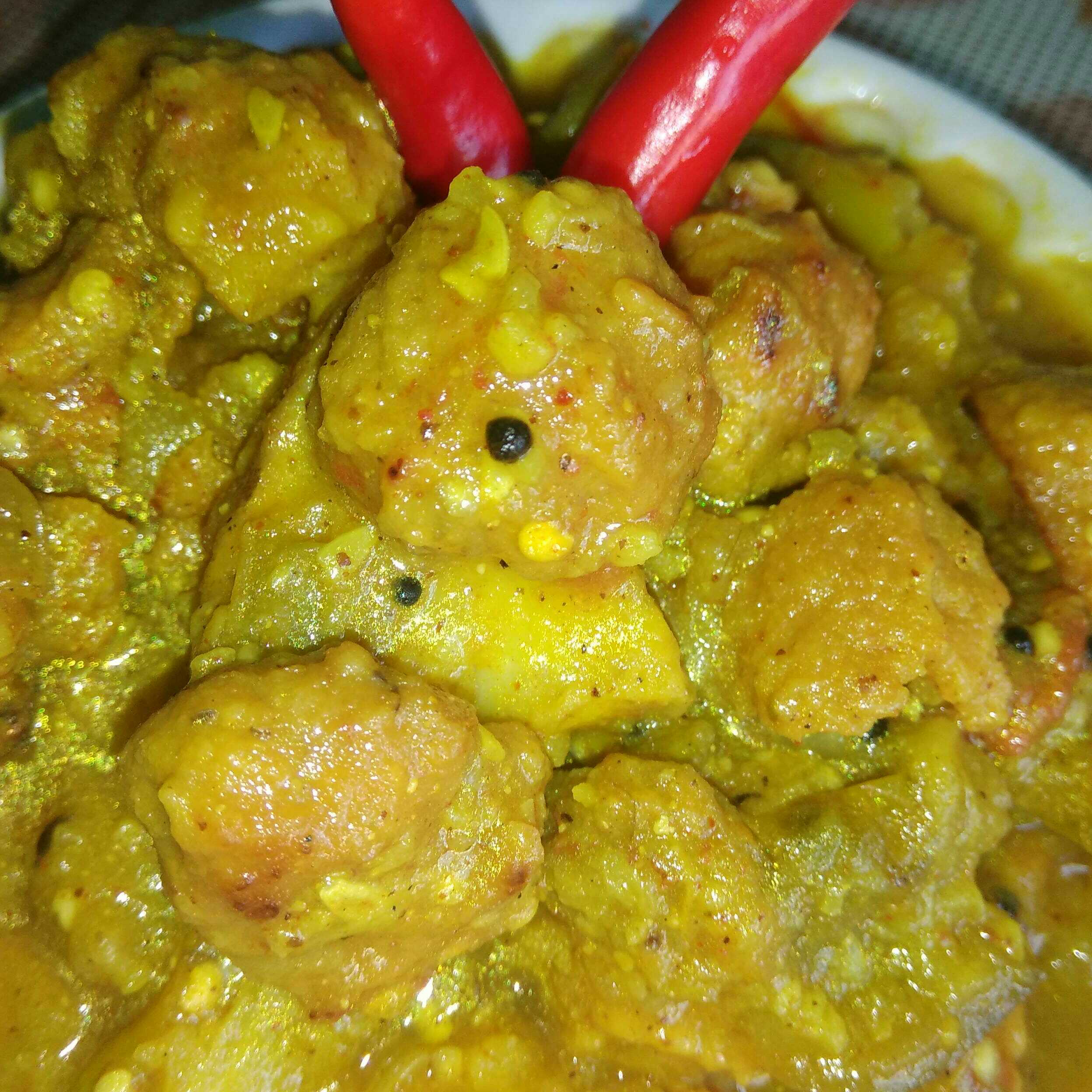 Mix Veg Dal Badhi With Mustard Gravy 