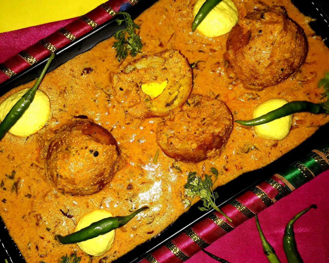 Rasgulla Stuffed Sahi Kofta Curry