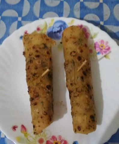 Rice Flour Paratha Roll