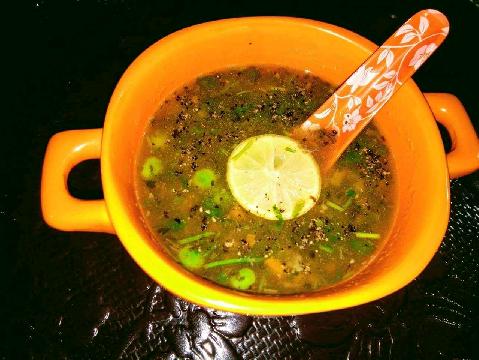 CORIANDER AND LEMON SOUP-BEST COMPLIMENT APPETIZER IN

MONSOON