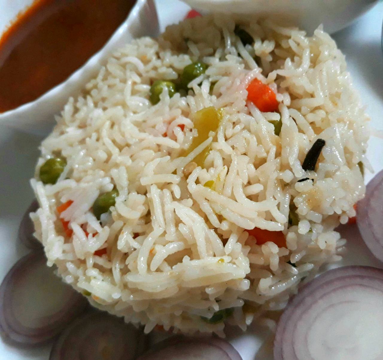 Vegetable Pulao In Cooker