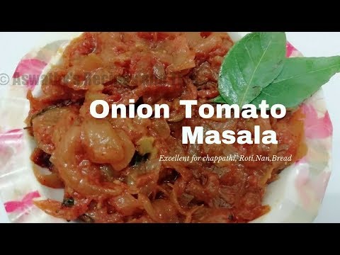Tasty Onion Tomato Masala Excellent for Chappathi, Appam, Dosa, Nan etc