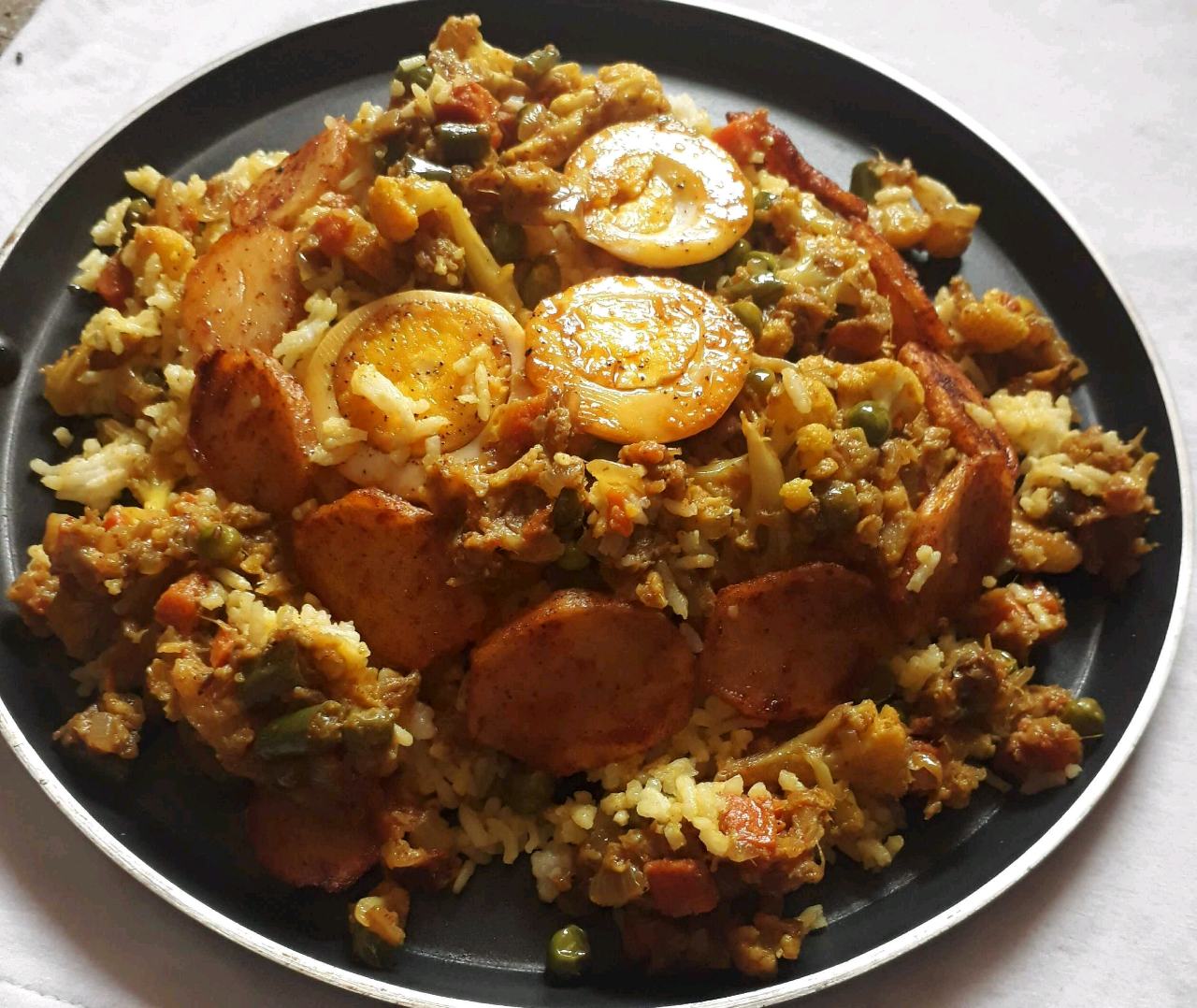 Egg Veg Biryani