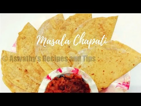 മസാല ചപ്പാത്തി | Masala Chapathi | Masala Roti
