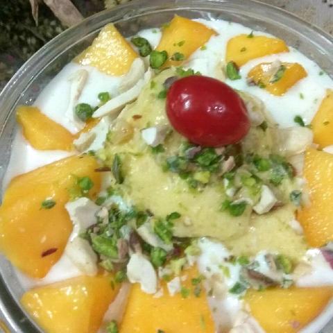 Mango Cream Dessert