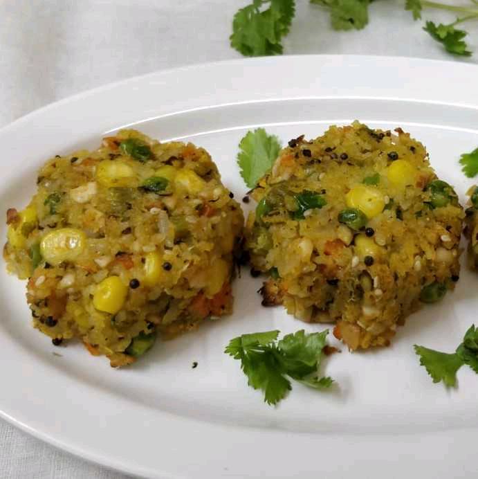 Vegetable Rice Cupcakes