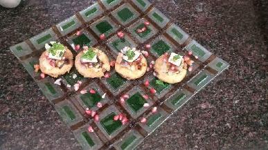 Biscuit delight chaat