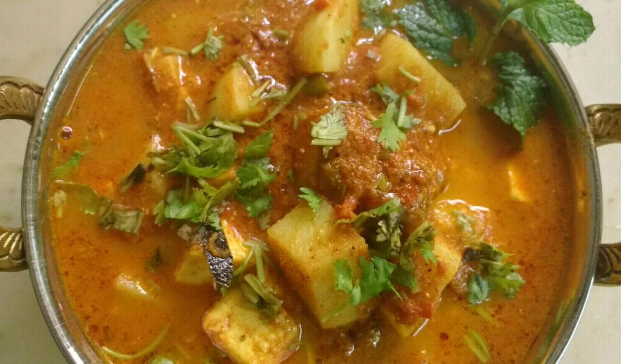 Paneer Potato Curry 