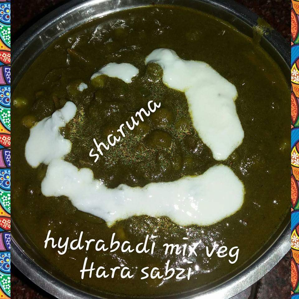 Hydrabadi  mix veg (Harasabzi)