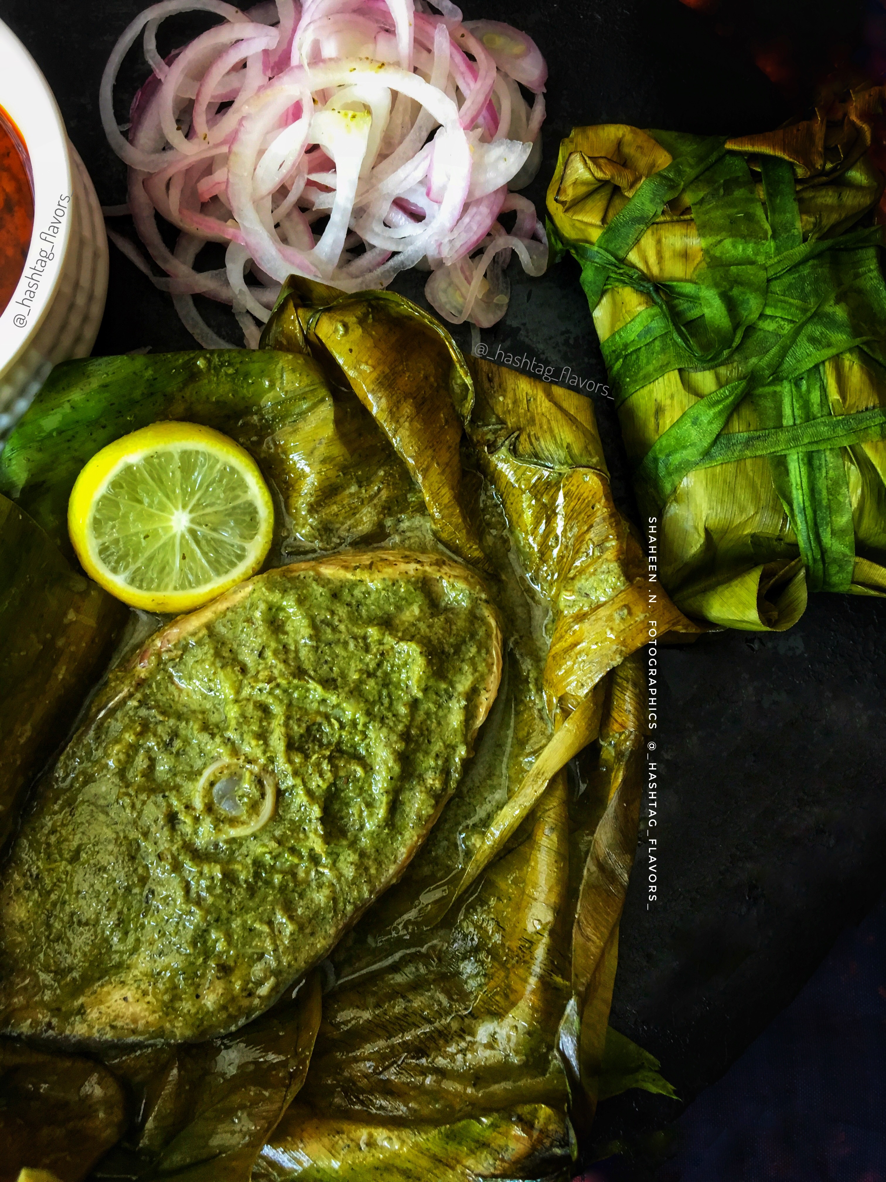 Patrani Macchi (parsi style steamed fish)