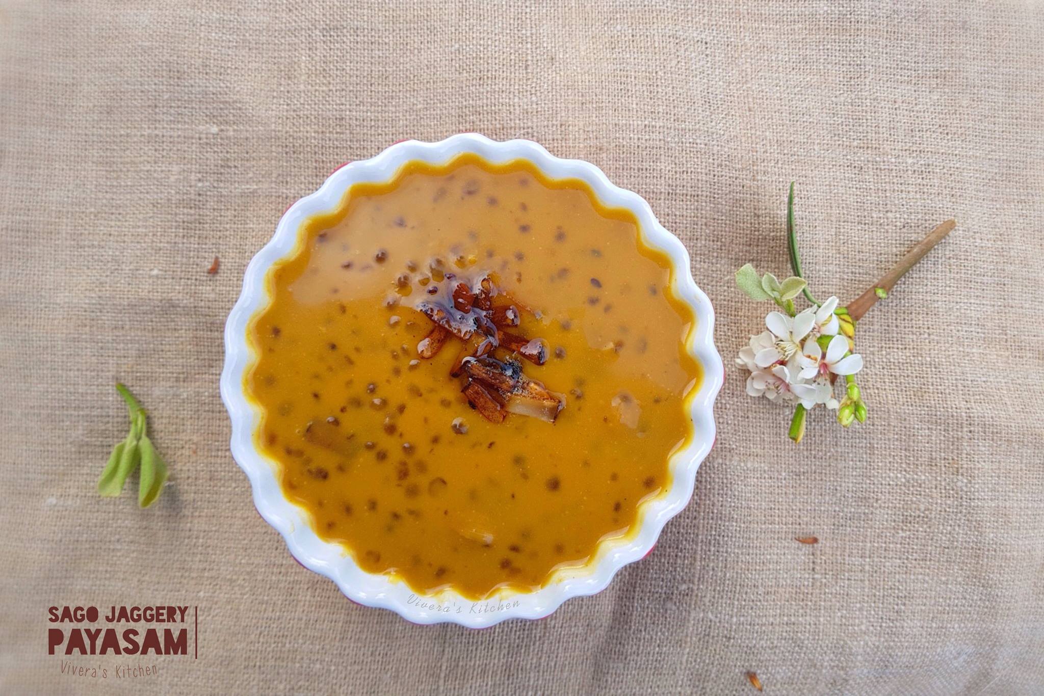 SABUDANA JAGGERY PAYASAM (Javvarisi Jaggery Kheer) 